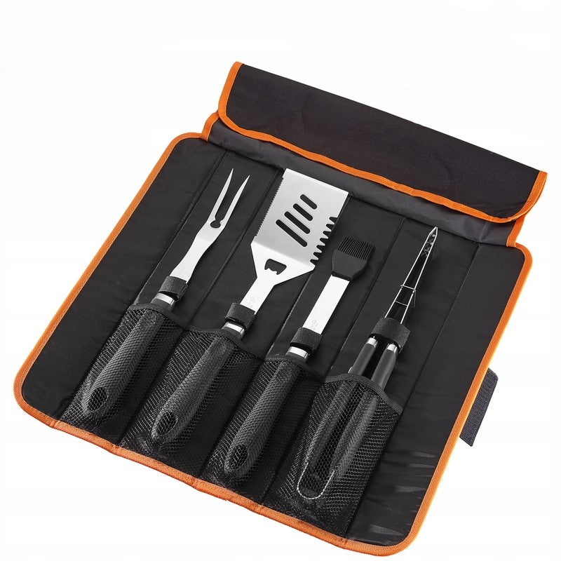 Set of accessories Grill utensils Grill pliers Stainless steel BBQ 5 el Manufacturer code 123