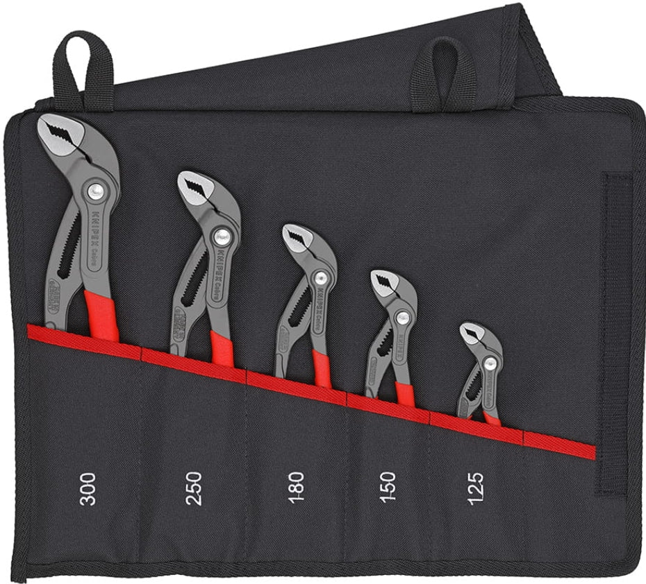 Set of adjustable wrenches for Cobra pipes from 125 to 300 mm KNIPEX 00 19 55 S5 Manufacturer code 00 19 55 S5