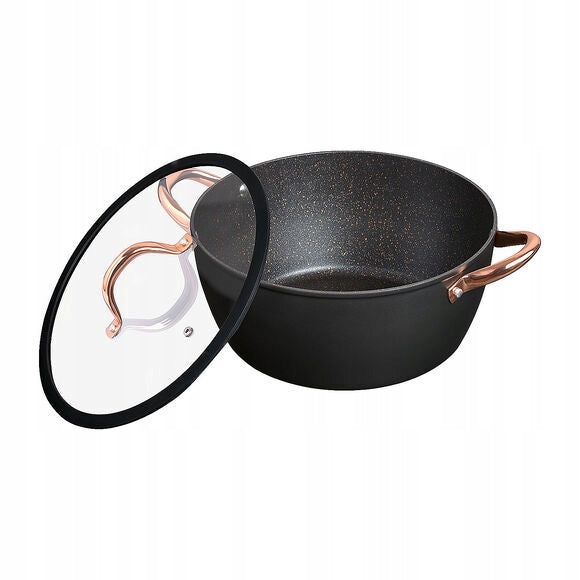 Set of aluminium pots MG Home Rose Gold 6el Non-stick induction Packaging status original