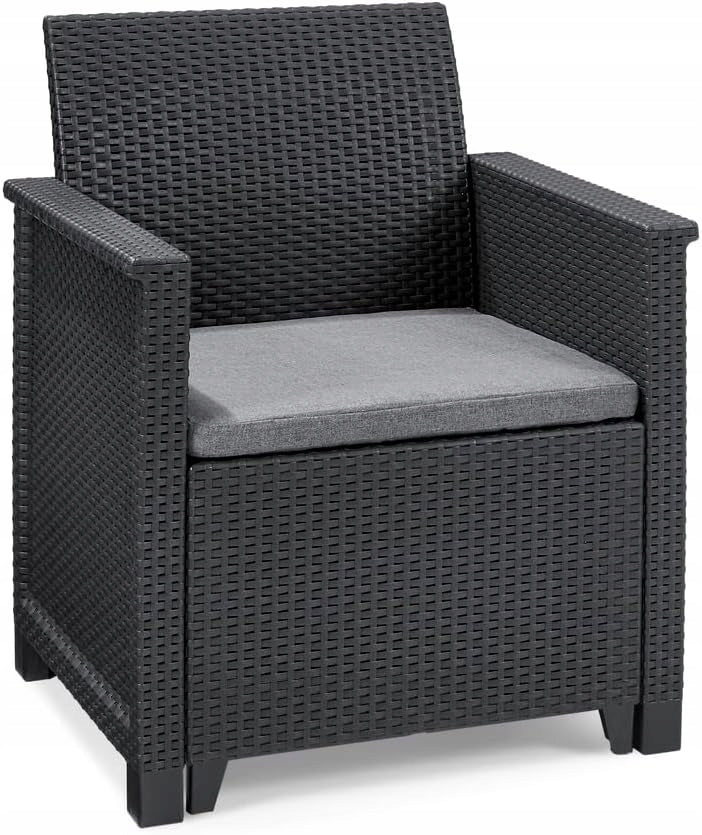 Set of balcony furniture Marie graphite KETER Main material synthetic material