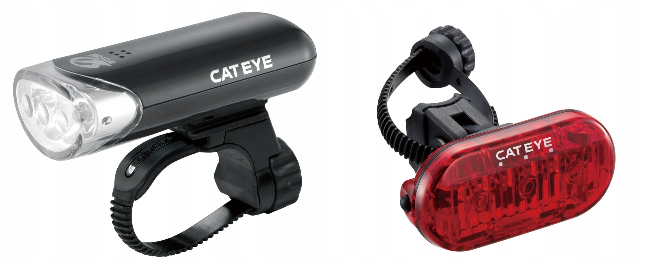 Set of bicycle lights Cateye HL-EL135N / TL-LD135