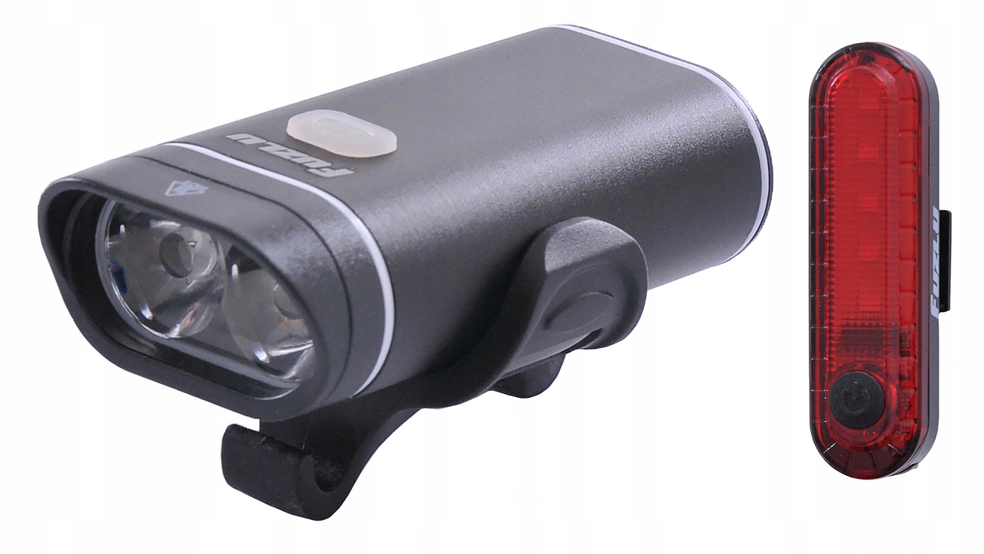 Set of bicycle lights FUZLU 2295+2262-2 500Lm