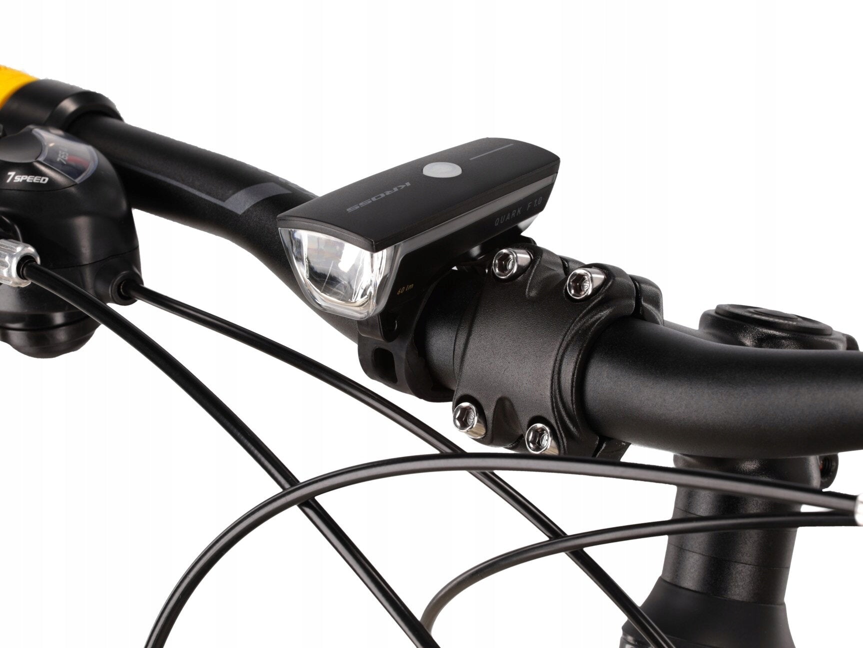 Set of bicycle lights KROSS Quark SET 1.0 Power supply battery