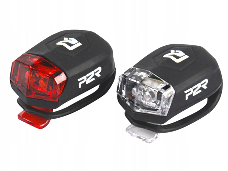 Set of bicycle lights P2R Freyo black Kind set