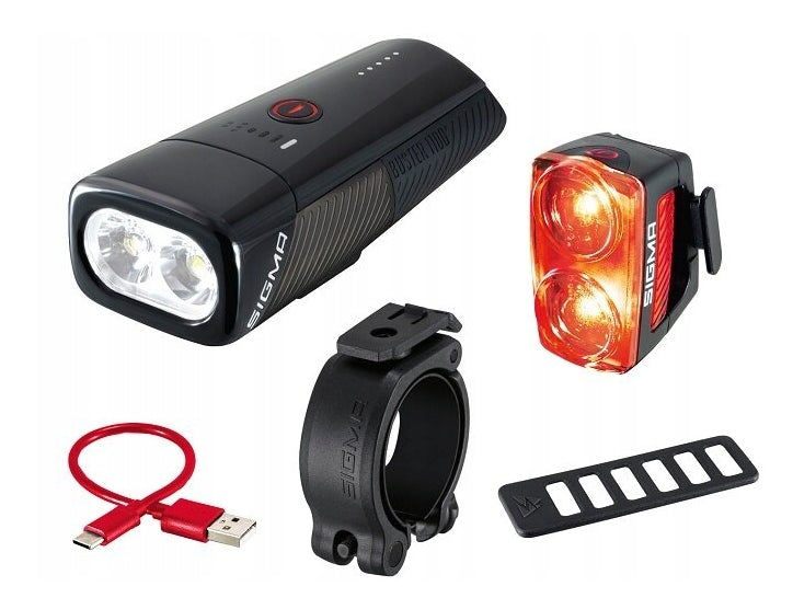 Set of bicycle lights SIGMA Buster 1100 + RL150 Brand Sigma Sport