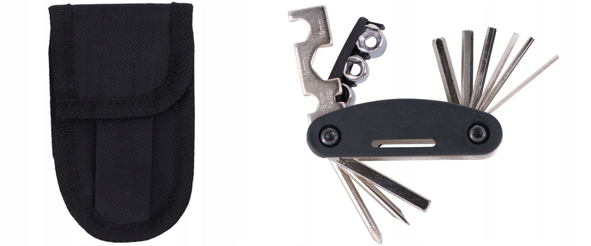 Set of bicycle tools 15 functions+ case Dunlop For multifunctional