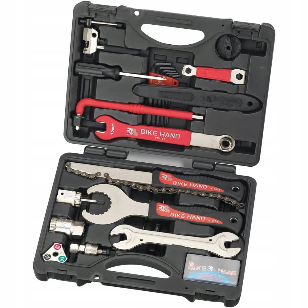 Set of bicycle tools in case BIKE HAND YC-728 Allen keys
