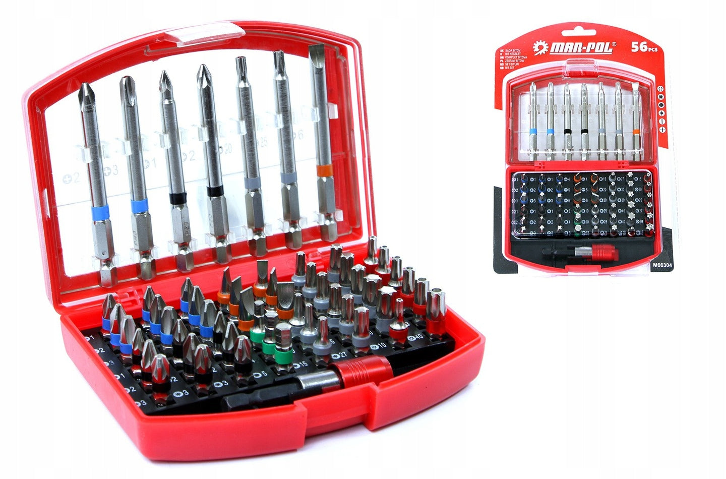Set of bits Mar-Pol 56 elements Manufacturer code M66304