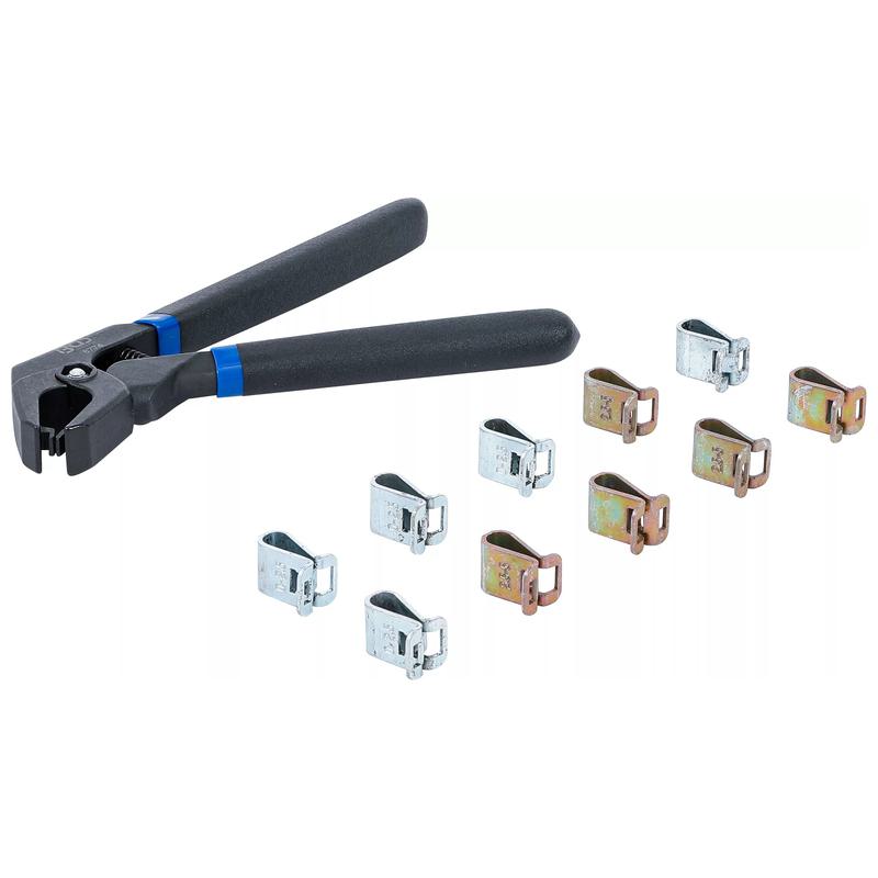 Set of buckles with pliers for buckles 11 pieces BGS 8774 Manufacturer code B.8774