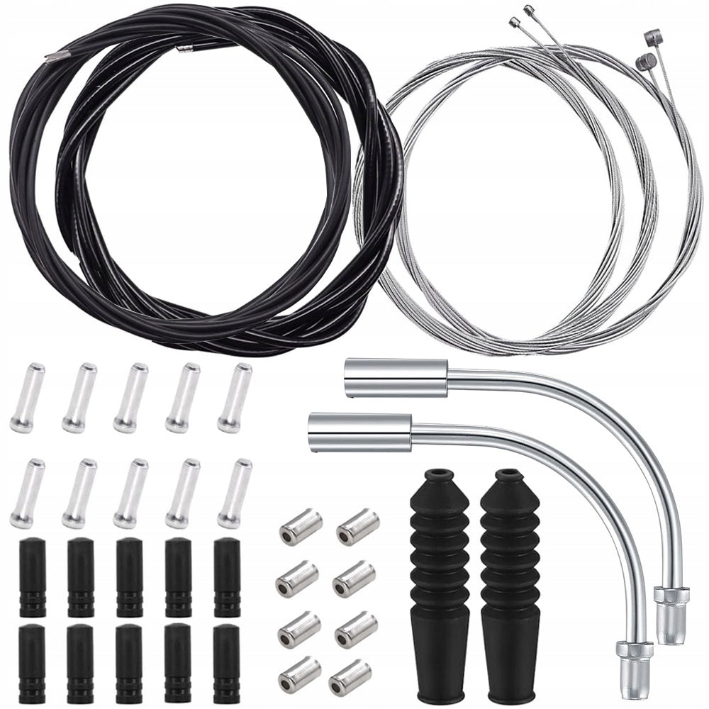 Set of cables brake armor for derailleurs of the casing pipe tip