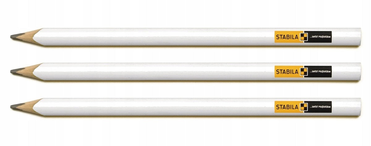 Set of carpentry pencils with hardness HB graphite set of 3 pieces Stabila 16991