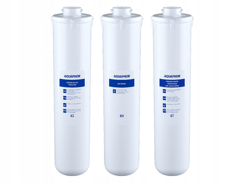 Set of cartridges K3, KH, K7 for crystal H