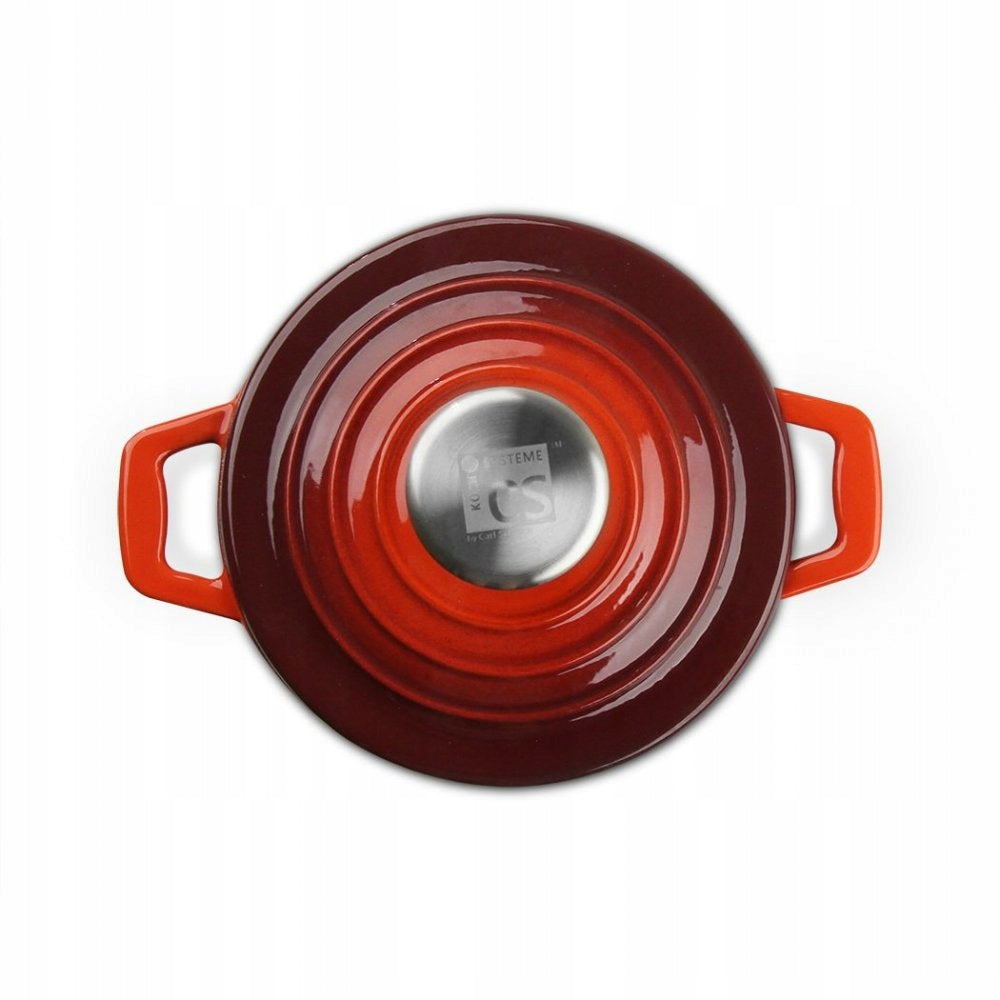 Set of cast iron pots Xanten 7 pcs. red Material cast iron