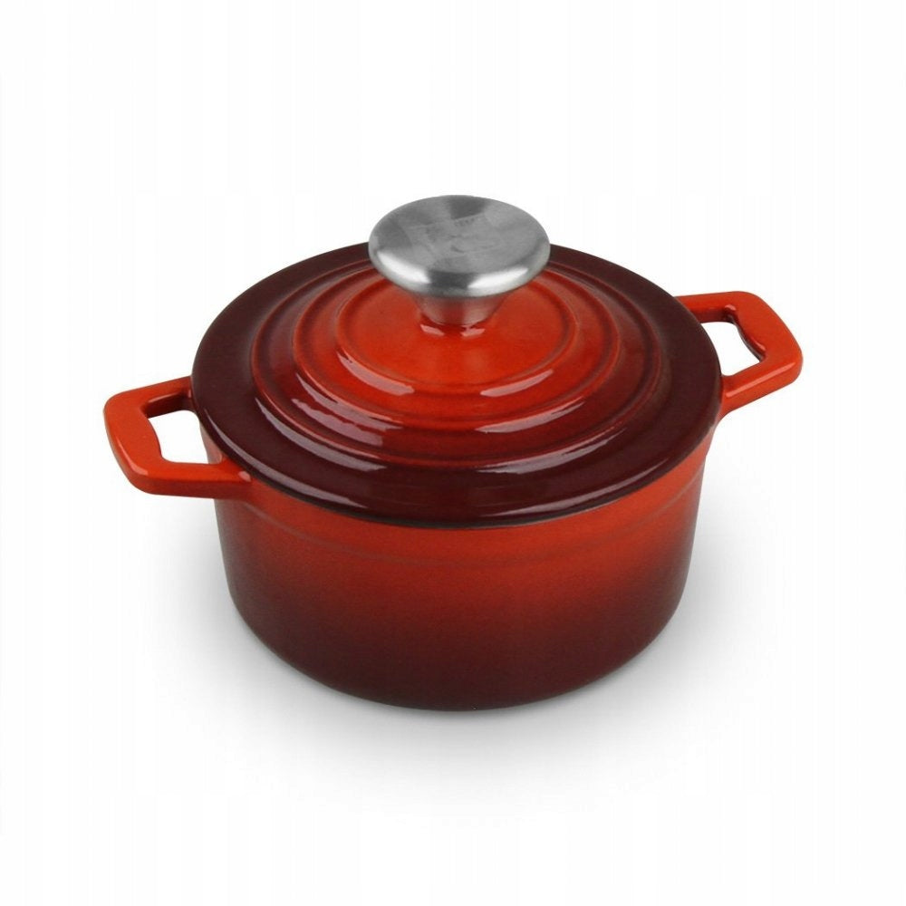 Set of cast iron pots Xanten 7 pcs. red Number of items in the set 7