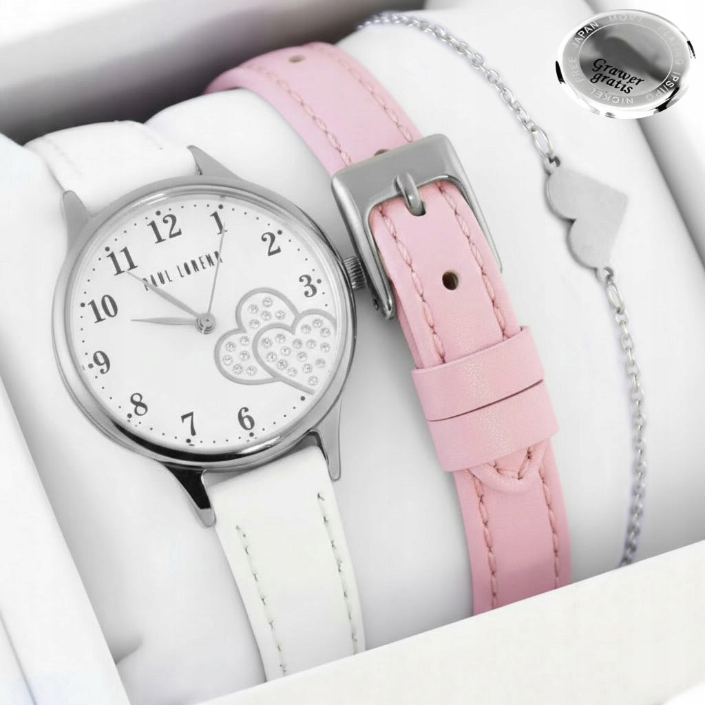 Set of children's watch MILA COMMUNION for girls Paul Lorens + ENGRAVING