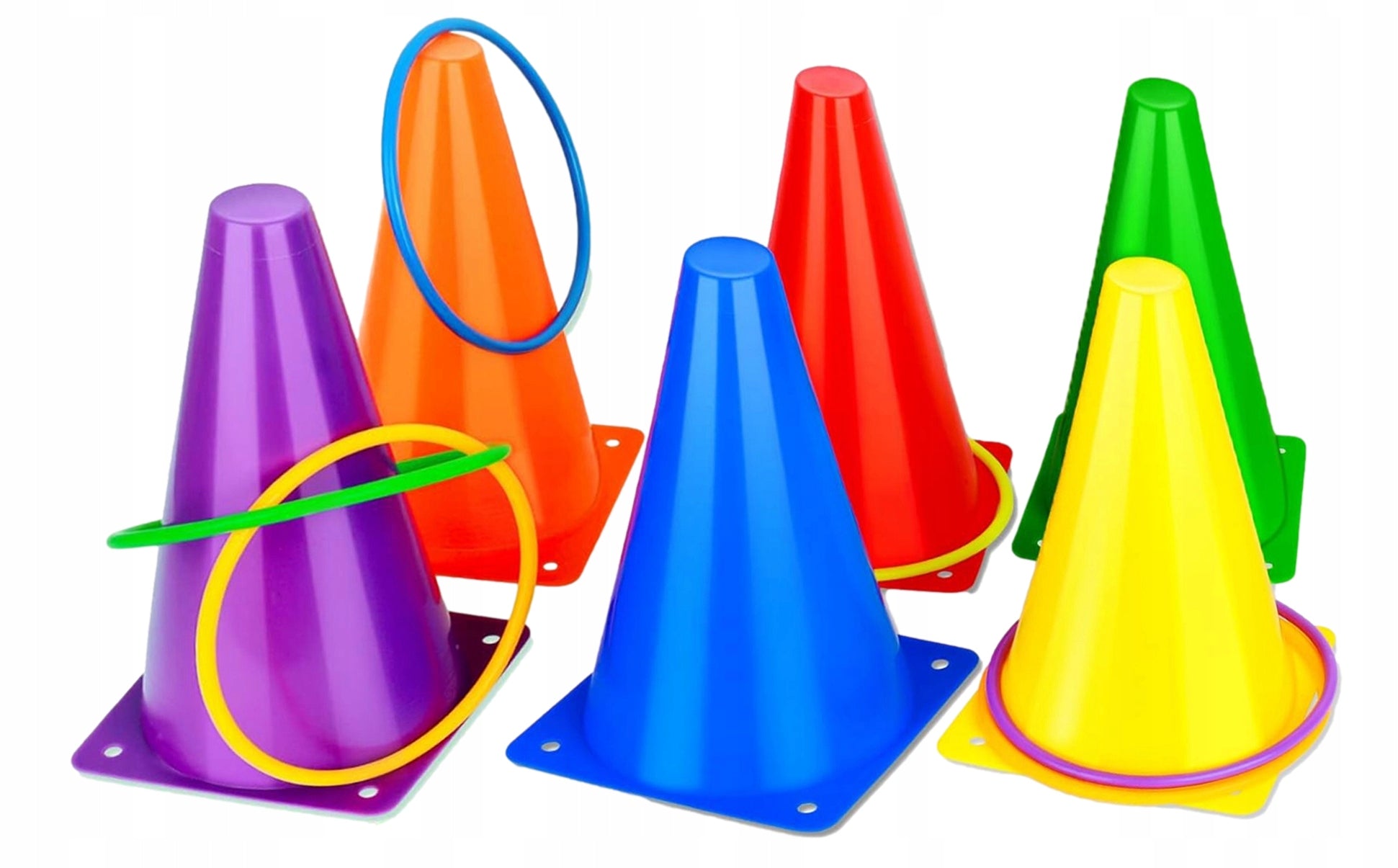 Set of cones hoops 3in1 pouches motor arcade game for children Packaging status original