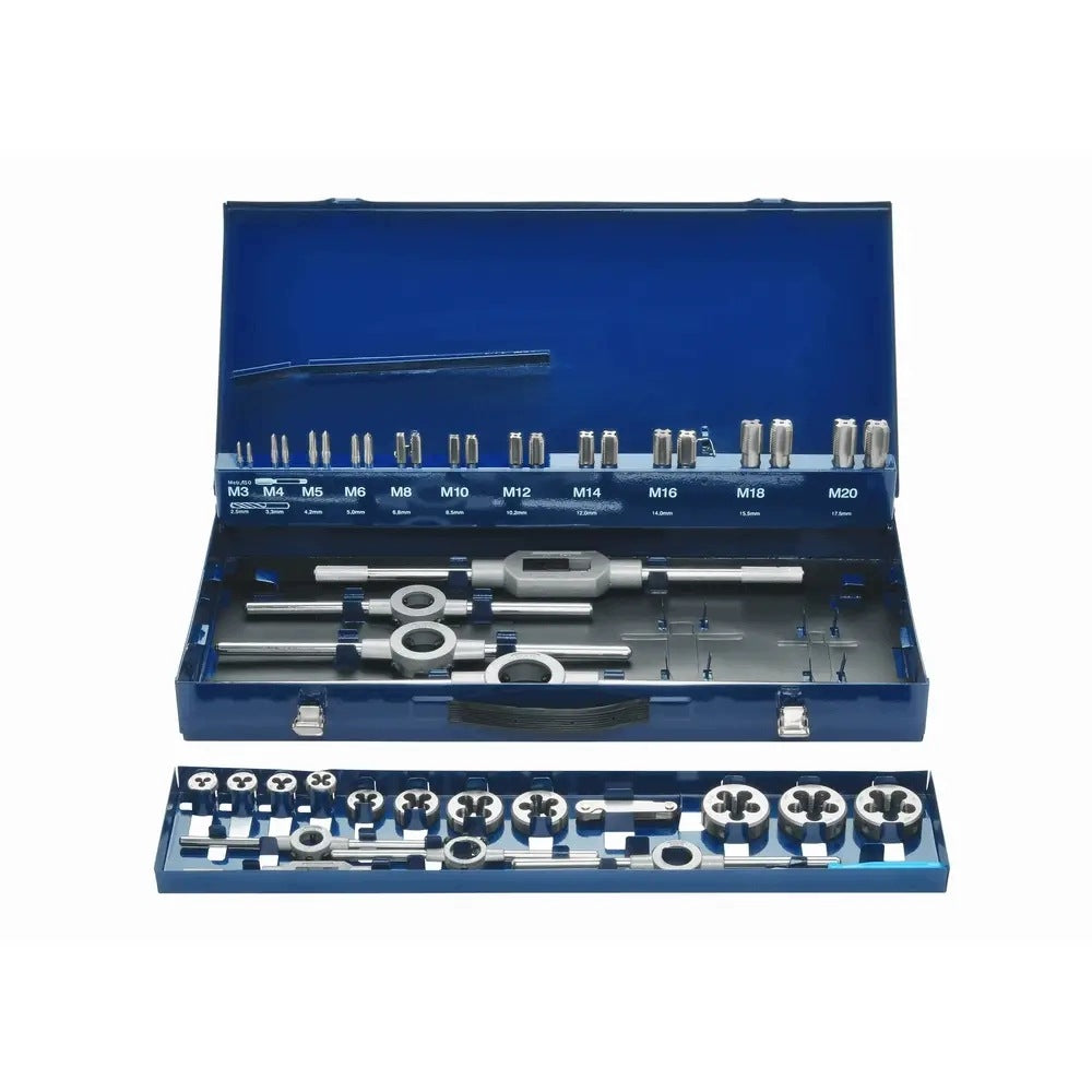 Set of die taps Eventus by Exact 10744 Mf3-Mf20 fine thread