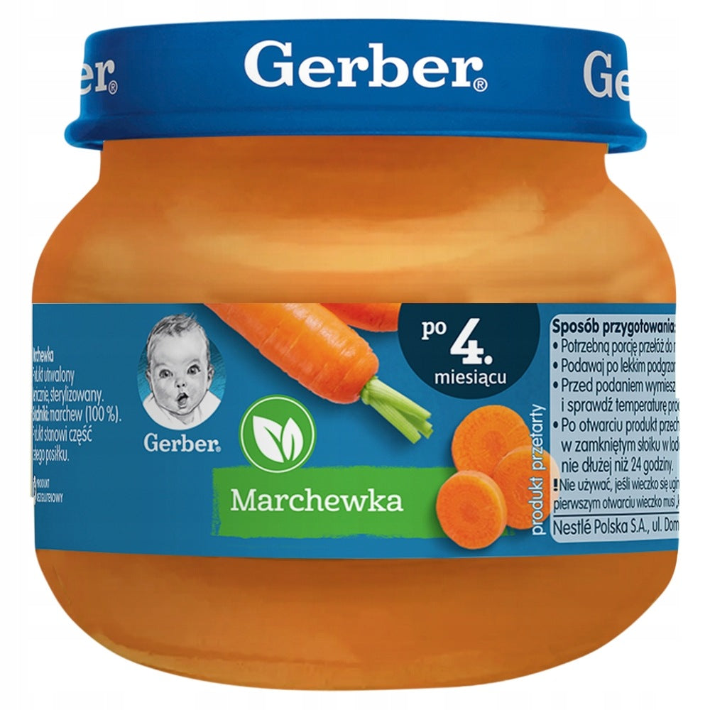 Set of dinners Gerber carrot after 4 months 80g x6 Manufacturer code 8445291430037