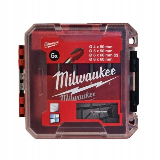 Set of drill bits for tiles and ceramics Milwaukee 4932479948 5 el.
