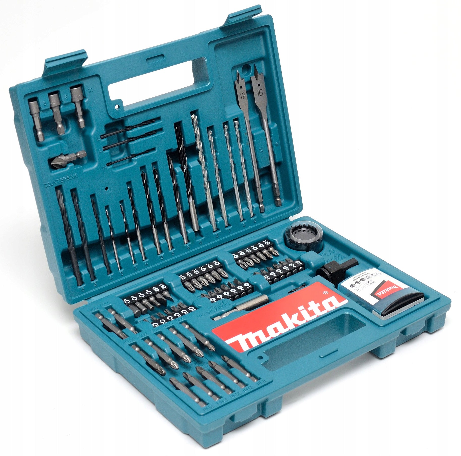 Set of drills and bits Makita B-53811 100 pcs. Manufacturer code B-53811