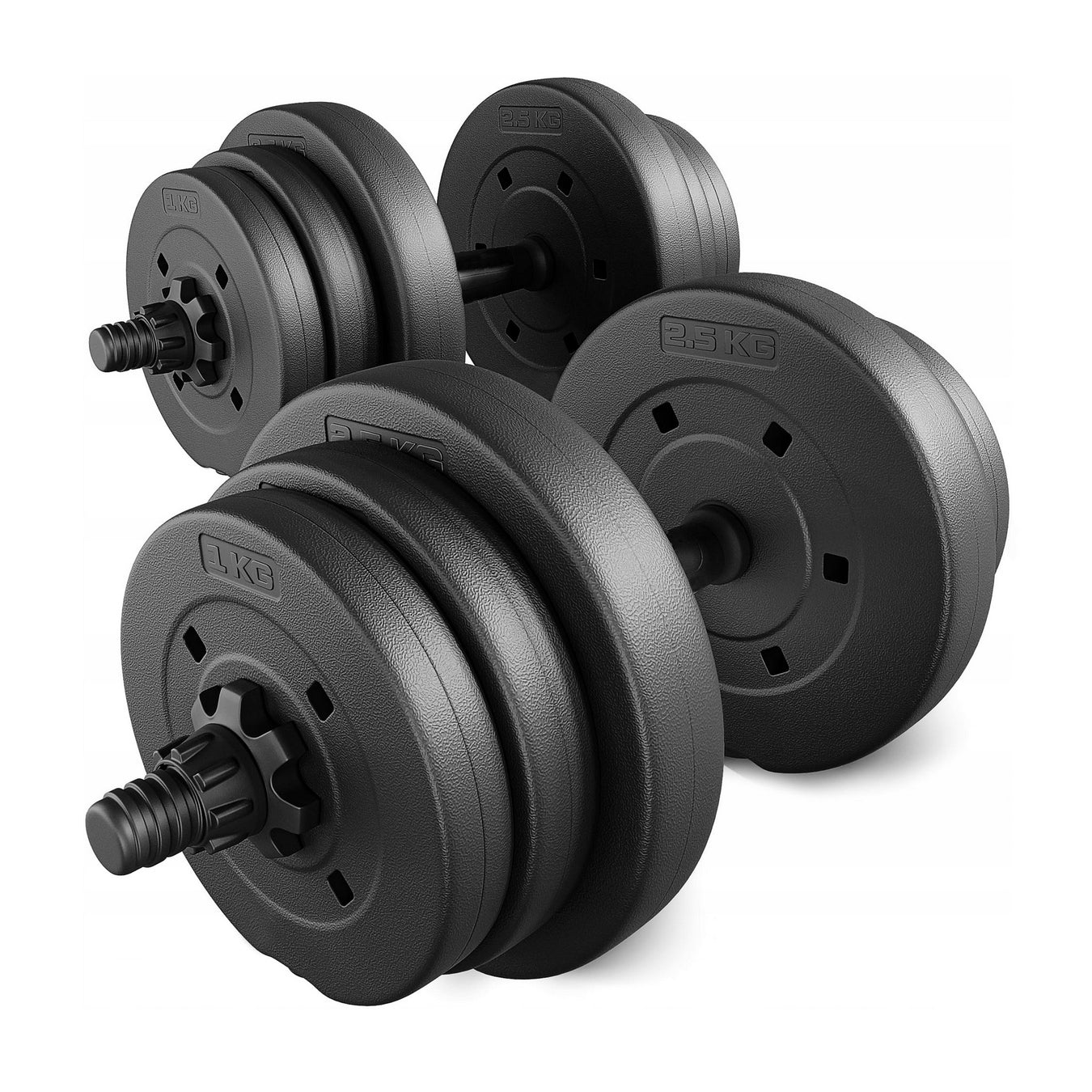 Set of dumbbells STG20X 20kg weights gym barbell neck STRONG ATHLETIX Brand Runner Athletix