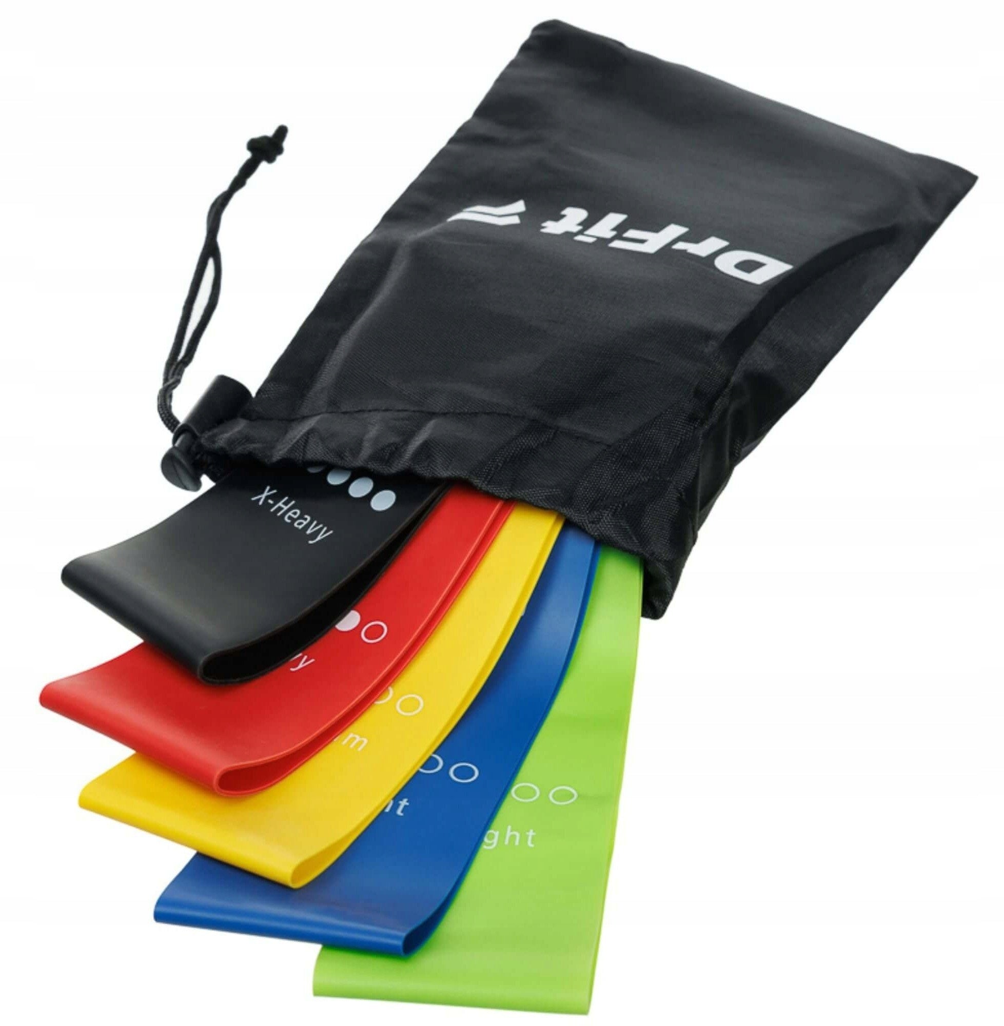 Set of exercise rubbers DRFIT DF EB-L-003C Width 50 mm