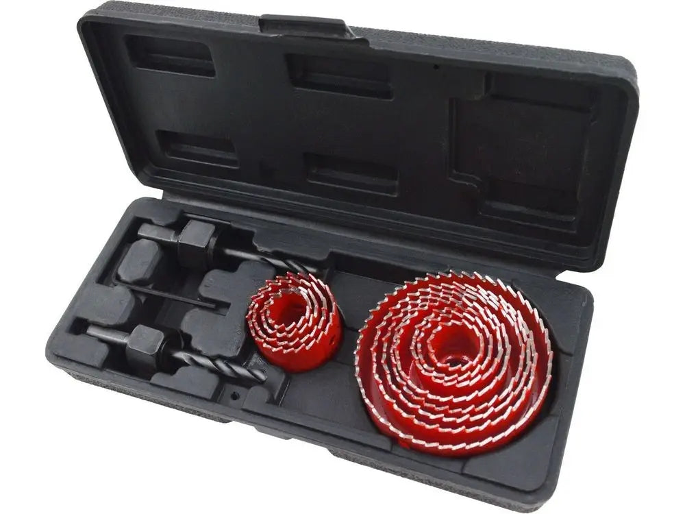Set of foraminifera for wood GK furniture Extol Premium, 12 diameters Ø19-76mm