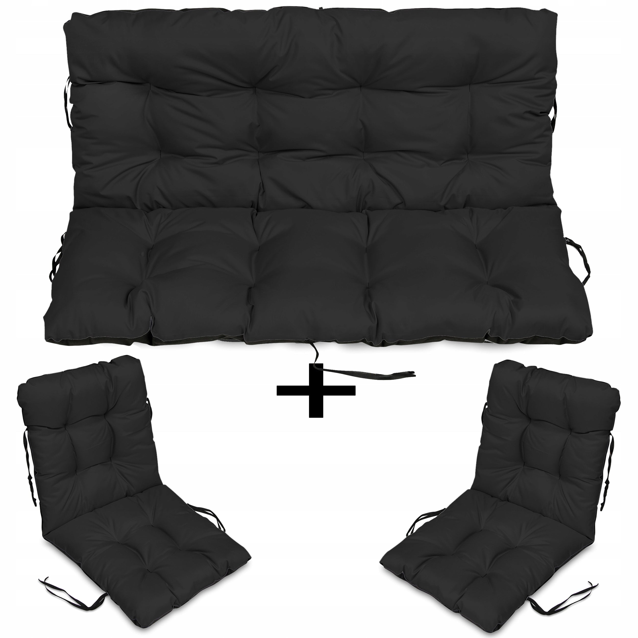 Set of garden bench cushions with pallets waterproof 180x60x50 +48x48x48 EAN (GTIN) 5900354611899