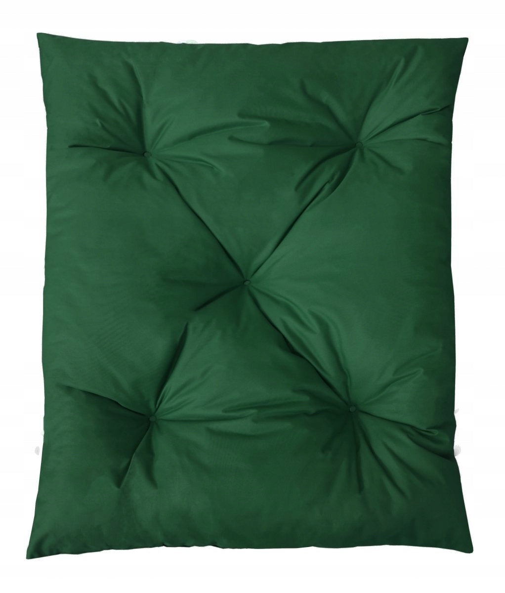 Set of garden cushions for pallets 120x80 + 120x40 wz. Bottle green Manufacturer no brand