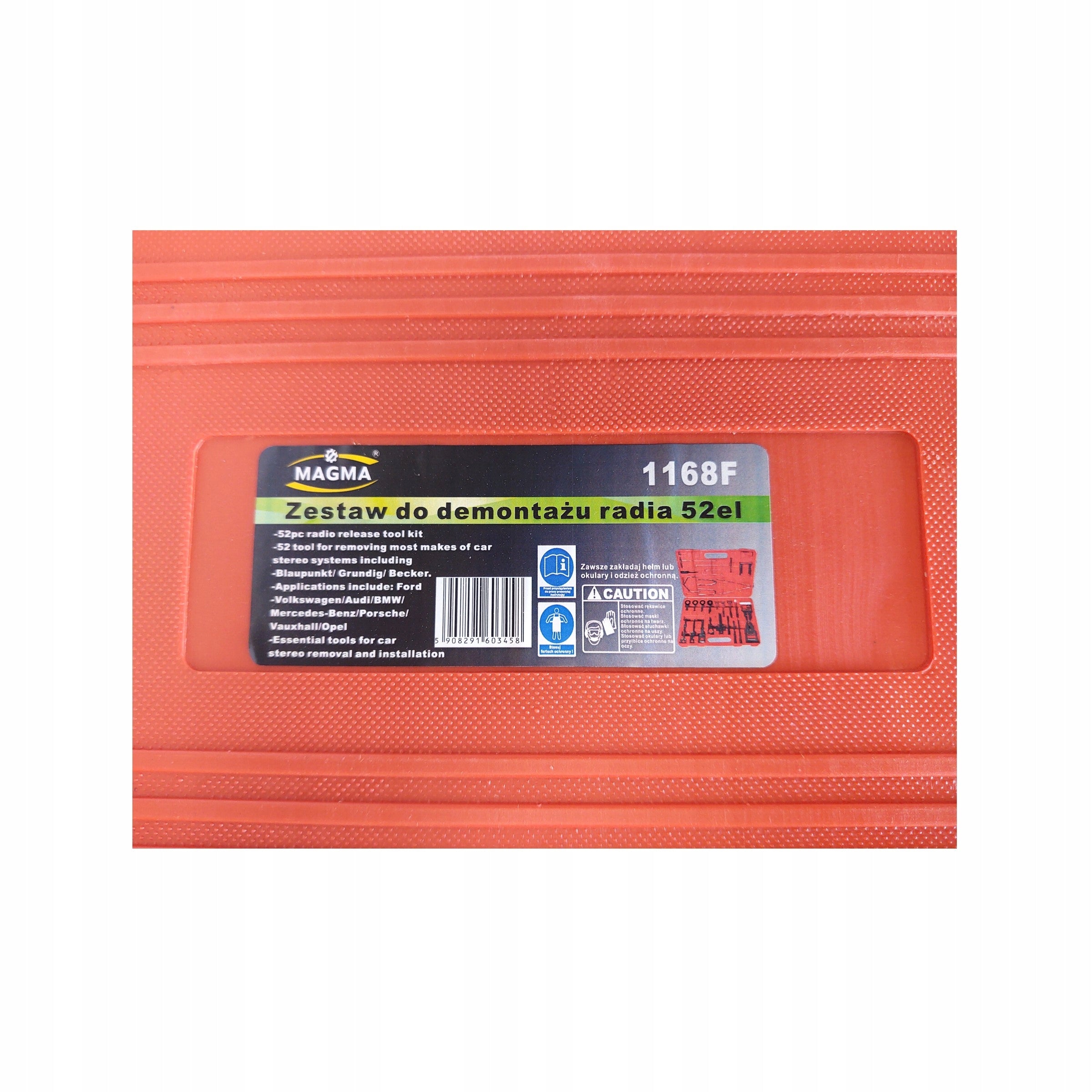 Set of keys for dismantling radio 52pcs Magma for dismantling radio receivers Manufacturer code 1168F