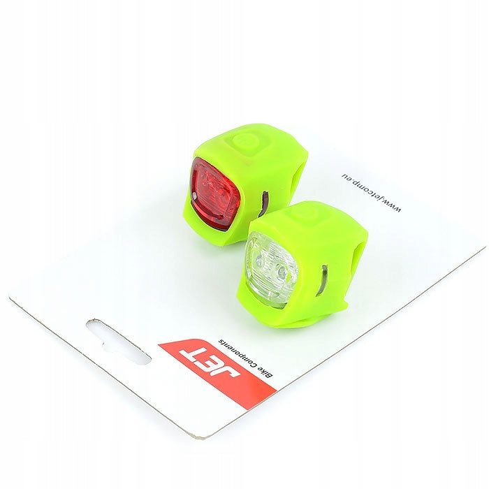 Set of lamps, bicycle lights for bicycle - green Manufacturer code L251