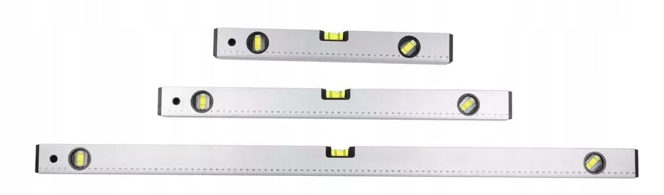 Set of levels 3 pcs 40 60 100 cm 0°/ 45°/ 90° aluminium Level Kinzo