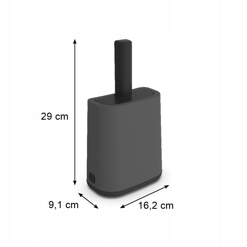 Set of litter spatula with stand and bags - order at the litter box cat Color gray