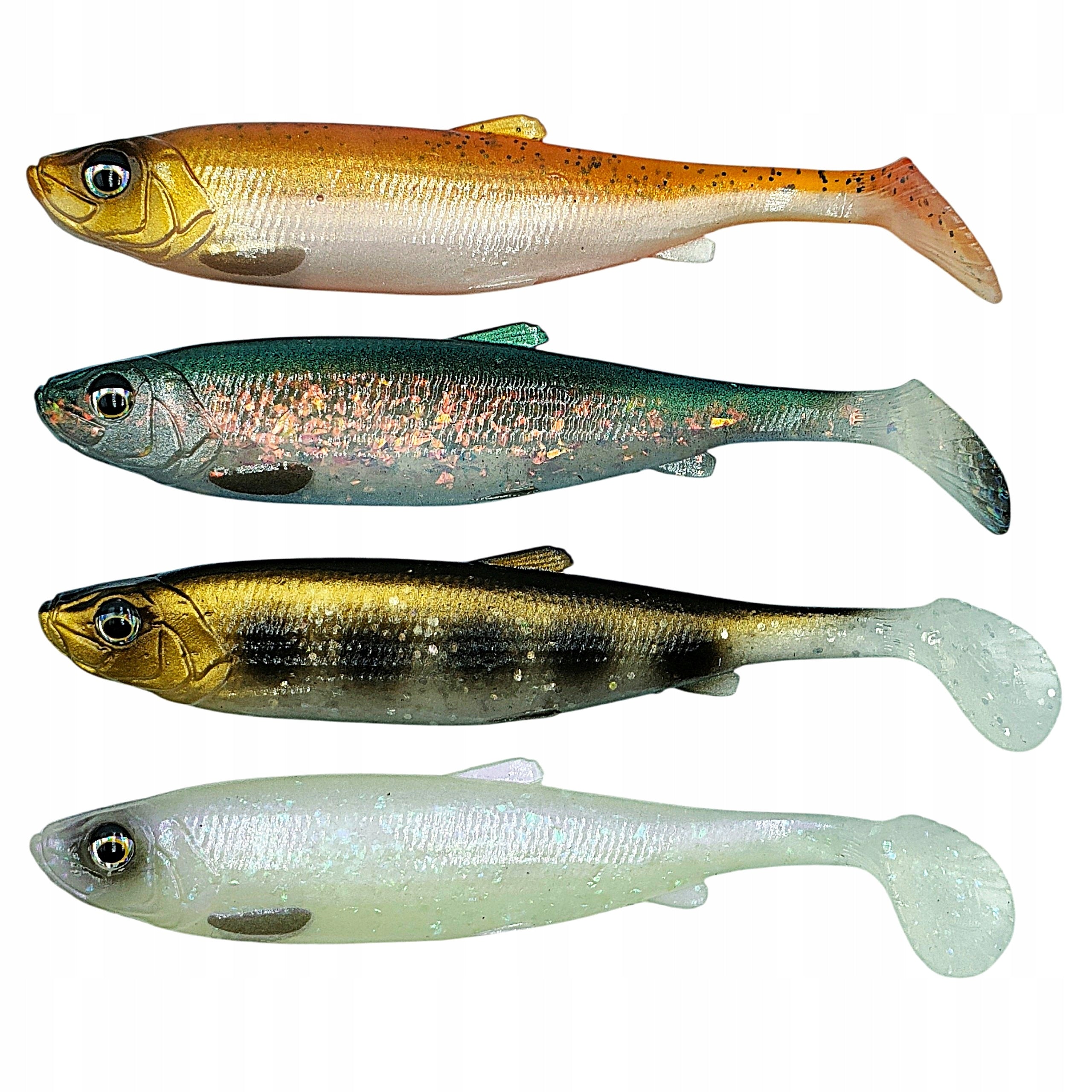 Set of lures SAVAGE GEAR HERRING SHAD V2 9CM CLEAR WATER MIX 4 pieces