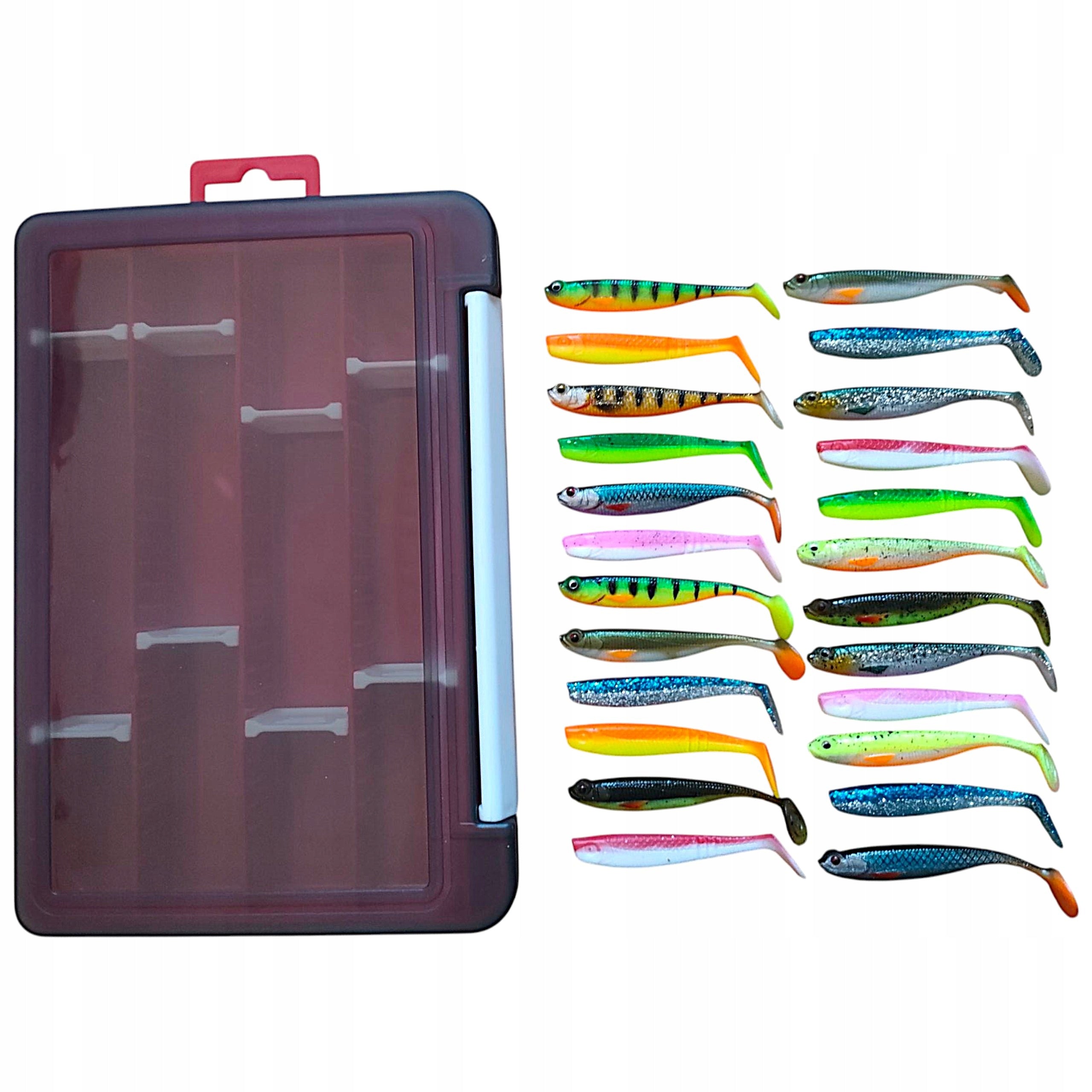 Set of lures for perch DAM Shadster and Ron Thompson 6,5cm + box