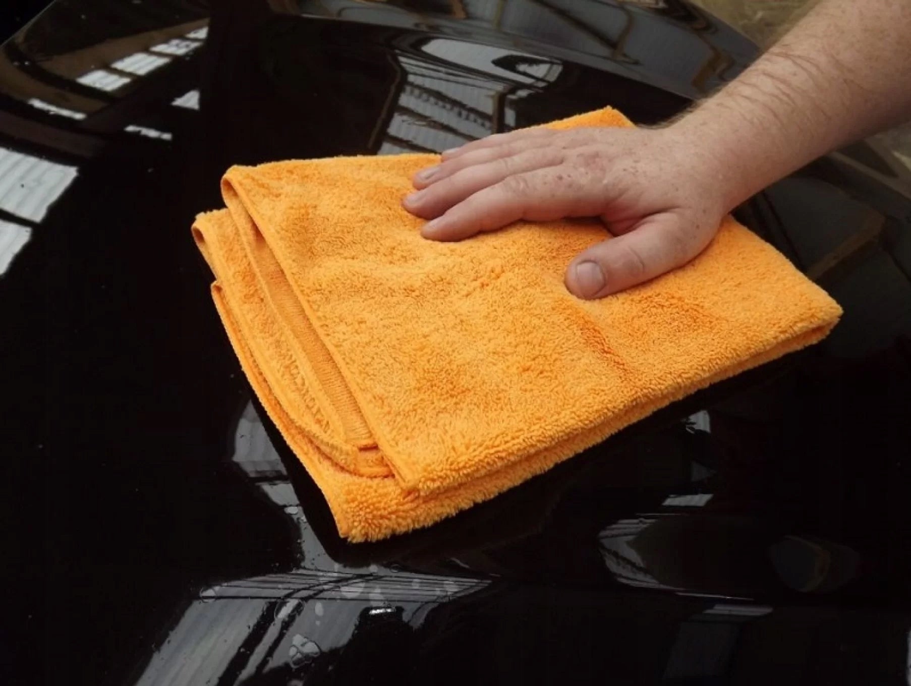 Set of microfiber cloths for glass varnish interior polishing 4pcs. Manufacturer EM Automotive