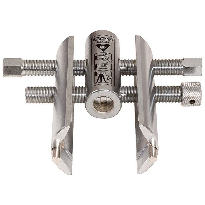 Set of nuts and wrenches, chrome plated KS Tools
