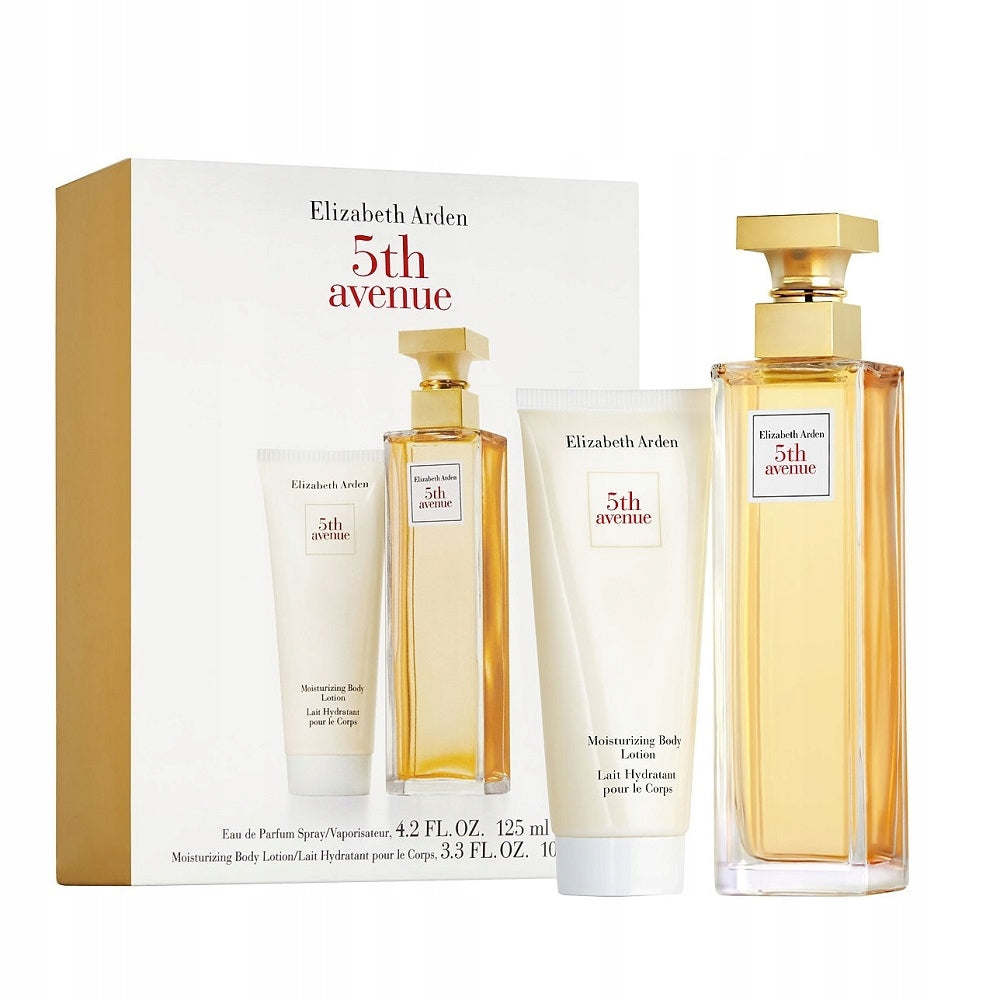 Set of perfumes and lotions Elizabeth Arden 5th Avenue 125 ml EDP + 100 ml