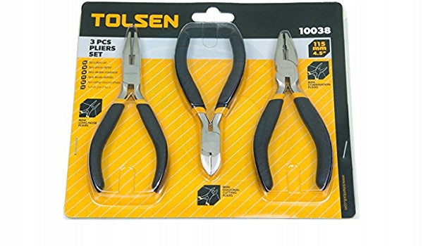 Set of pliers Tolsen 3 elements 115 mm Manufacturer code 10038