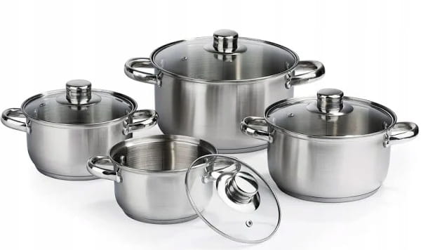 Set of pots Altom Design Vito stainless steel 8 el. Brand Altom Design