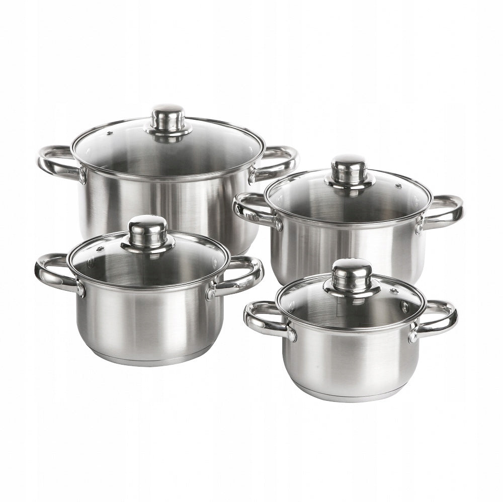 Set of pots Altom Design Vito stainless steel 8 el.