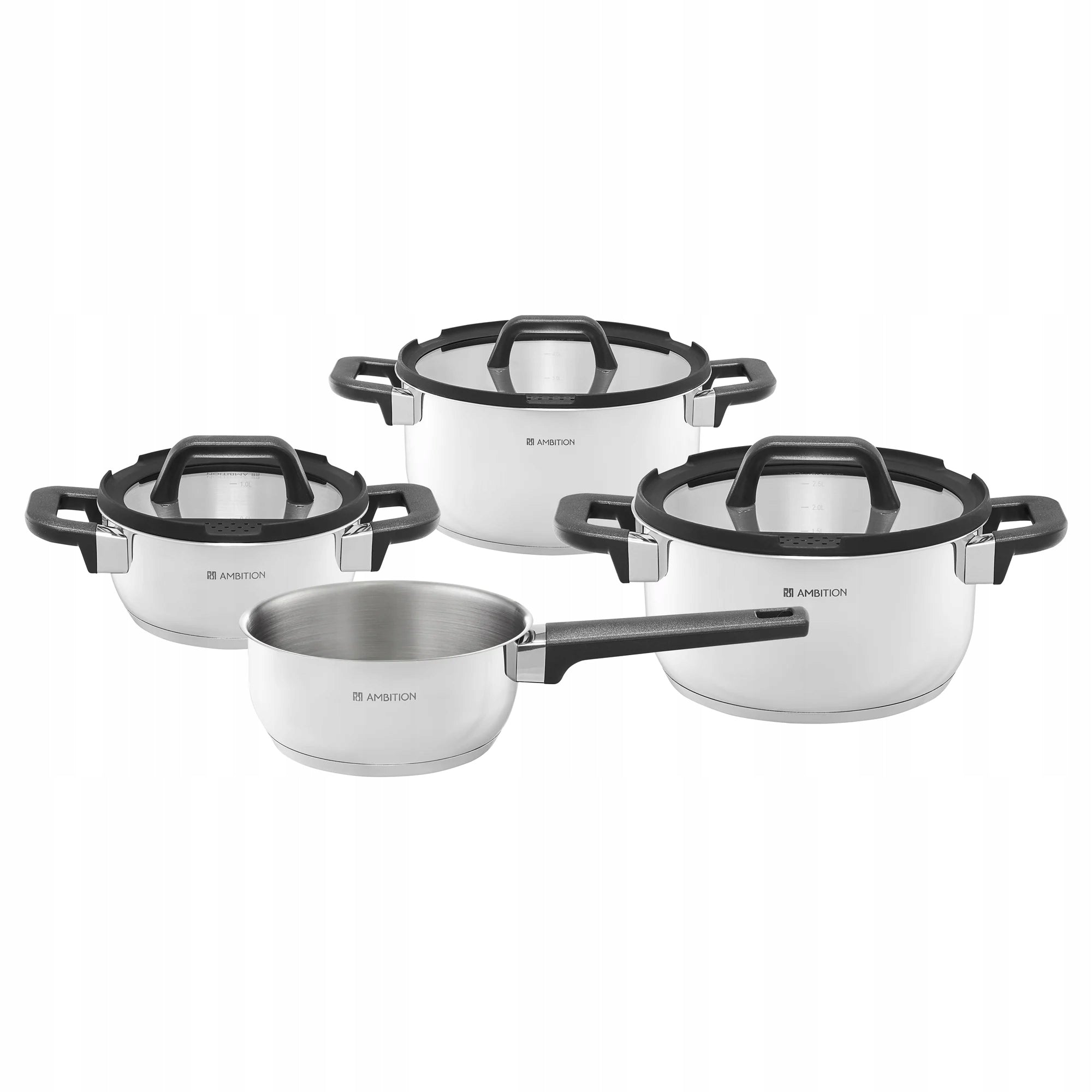 Set of pots Ambition Espero stainless steel 7 el.