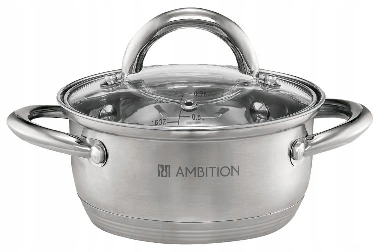 Set of pots Ambition Solar stainless steel 6 el. Brand Ambition