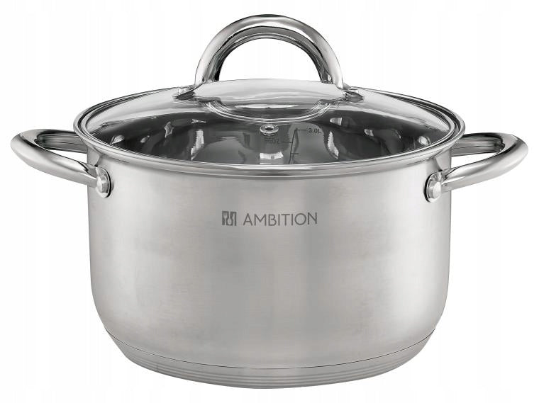 Set of pots Ambition Solar stainless steel 6 el. Line Solar