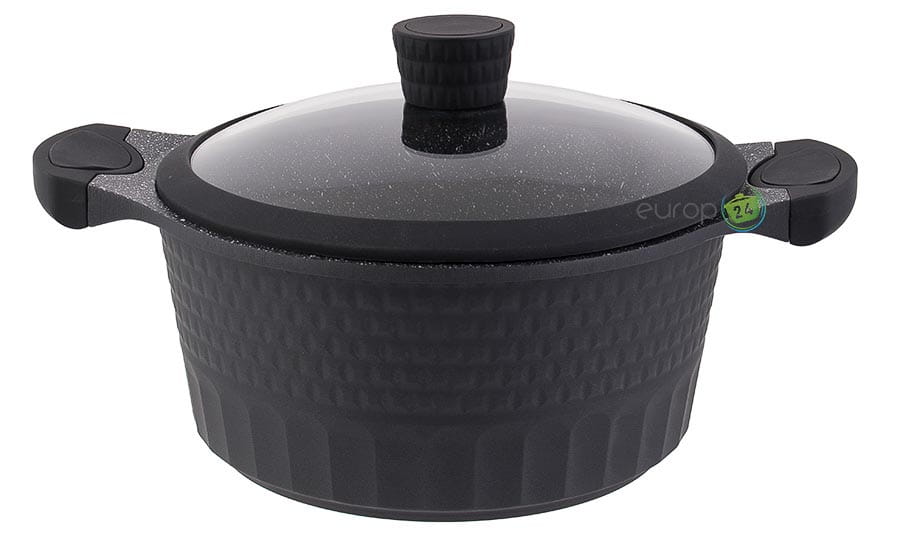 Set of pots Edenberg EB-9186 aluminium 10 el. Color black