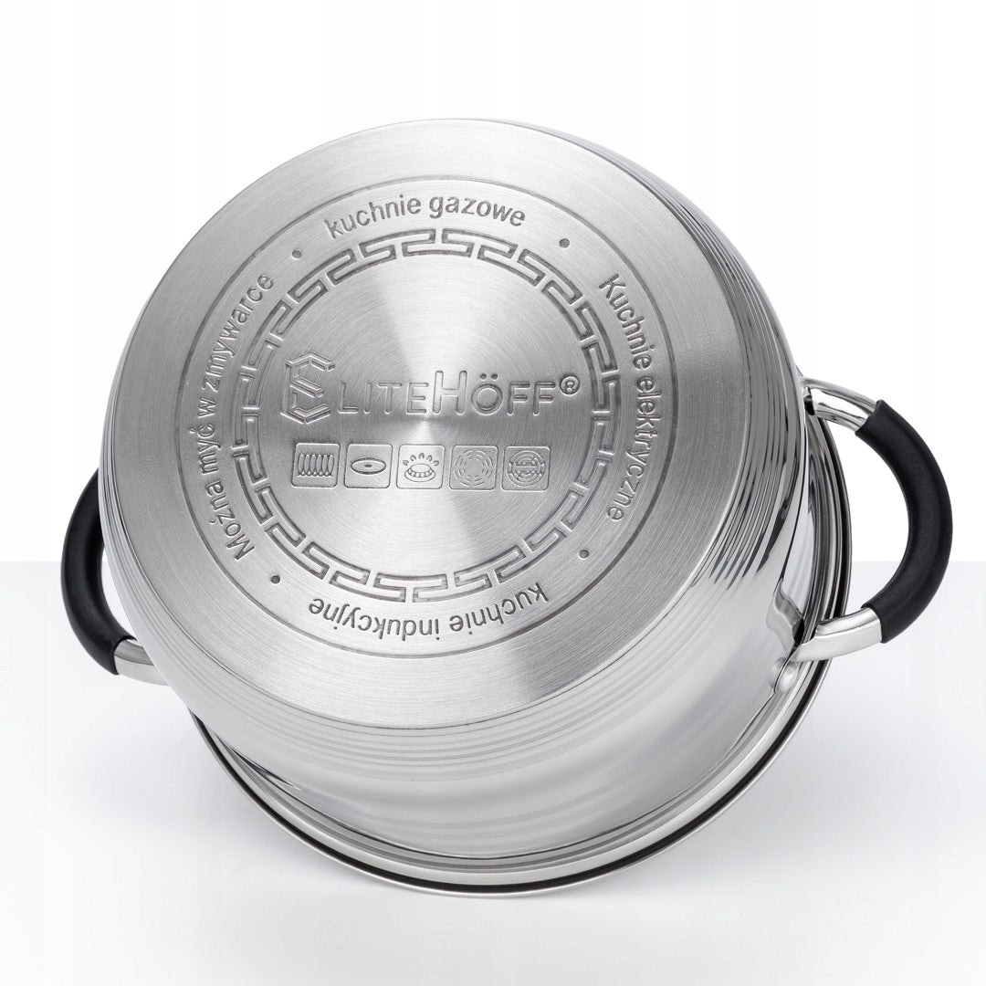 Set of pots Elitehoff PREMIUM stainless steel 12 el. Line PREMIUM