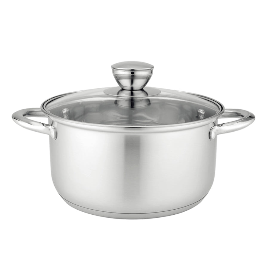 Set of pots FLORINA Matteo 8 elements Induction Inox Brand Florina