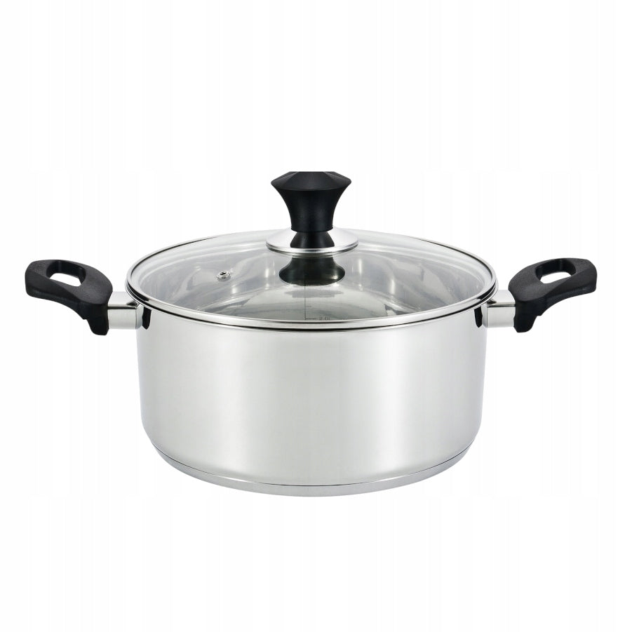 Set of pots FLORINA Rey 8 elements Induction Inox Brand Florina
