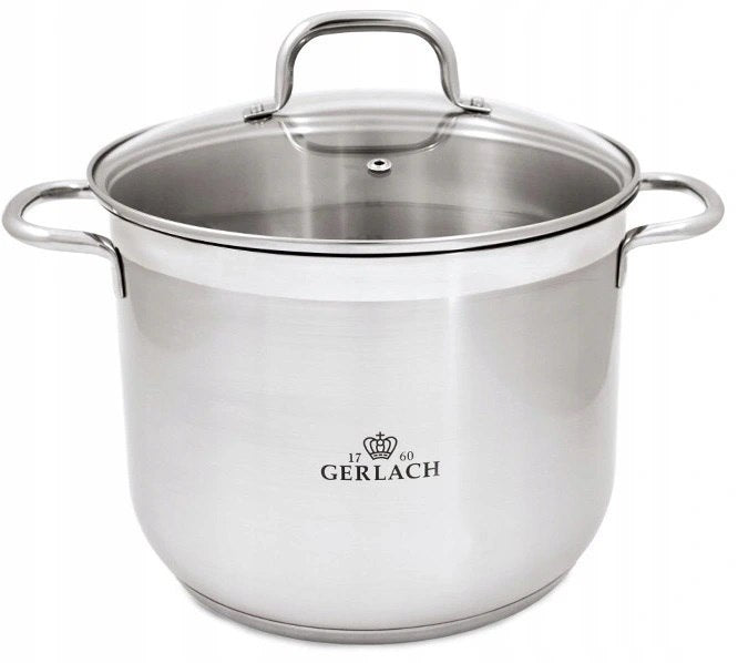 Set of pots Gerlach Sendo stainless steel 11-piece Color silver