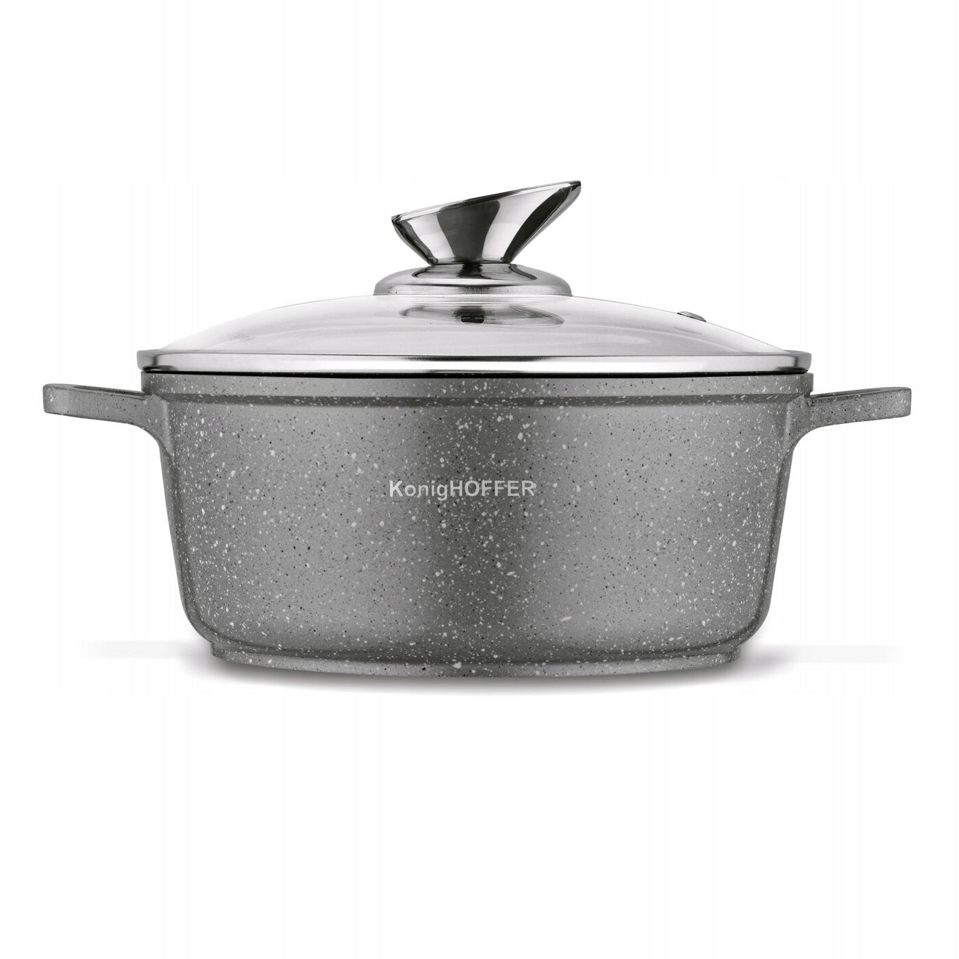 Set of pots Konighoffer Pollo Grey aluminium 12 el. Coating type non-stick